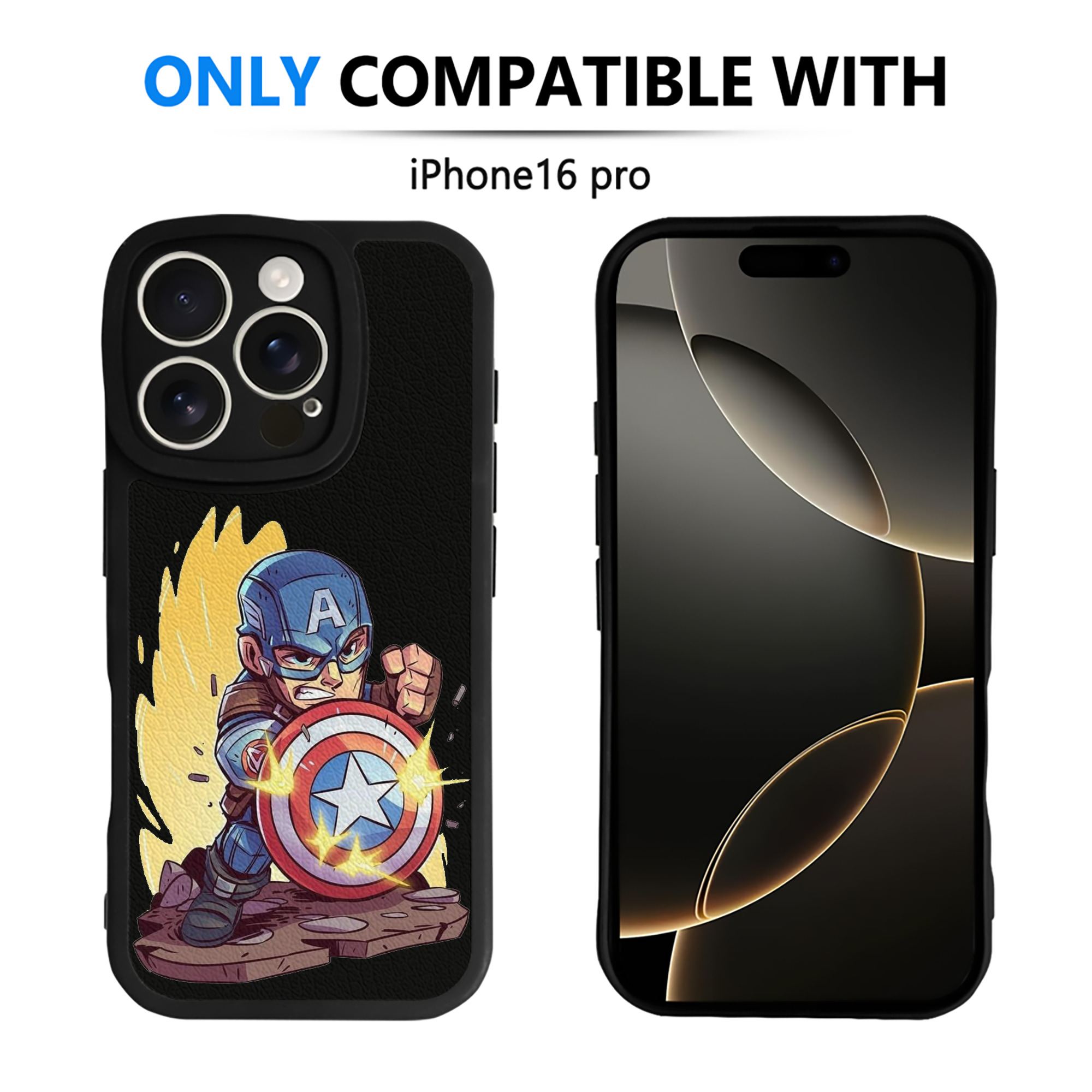 （画像用） アベンジャーズ The Avengers 【iPhone 16シリーズ対応】シリコンスマホケース（レザー調） 材質：シリコン